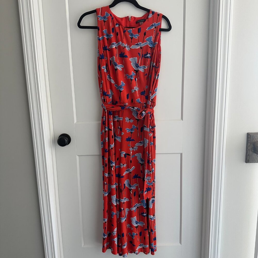 Tommy Hilfiger Floral Print Belted Jumpsuit in Size 12